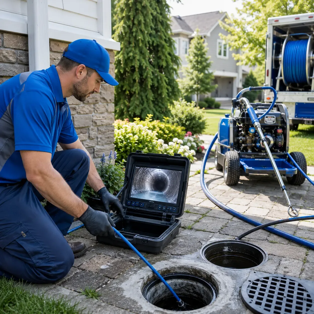 Outdoor drain cleaning professionals serving Peebles, OH